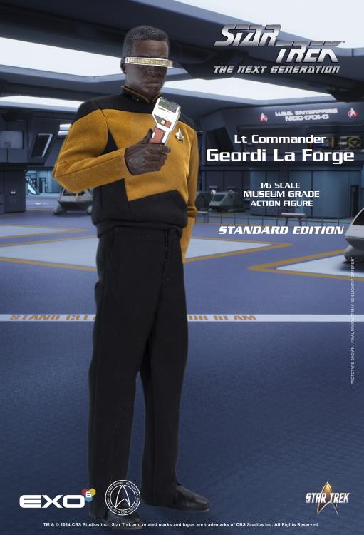 Pre-Order EXO-6 Star Trek Next Generation Lt. Commander Geordi La Forge Sixth Scale Figure